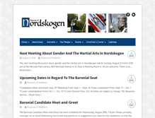 Tablet Screenshot of nordskogen.org